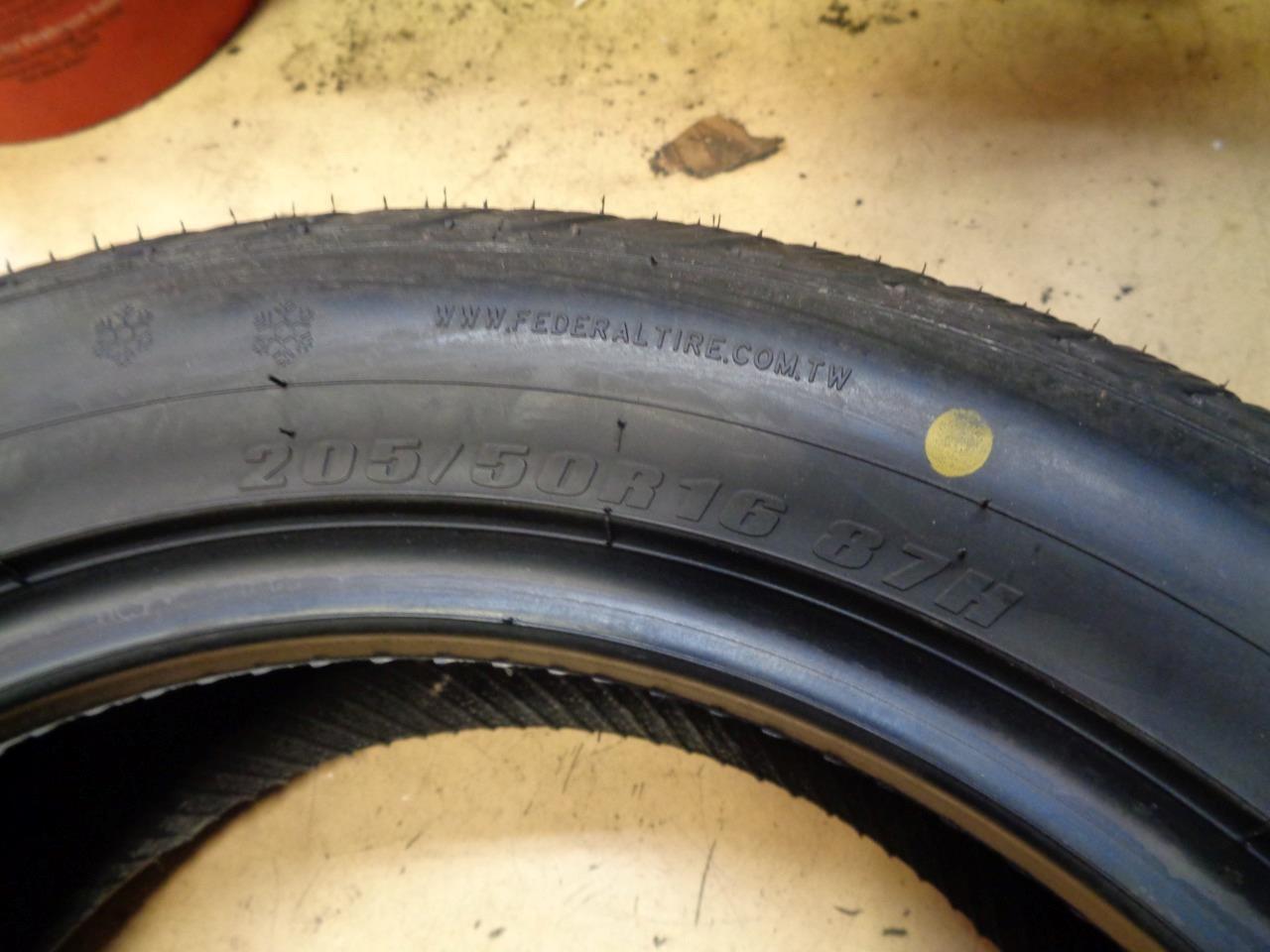 2 NEW TIRES FEDERAL HIMALAYA WS2 205 50 16 87H SL 870J6A