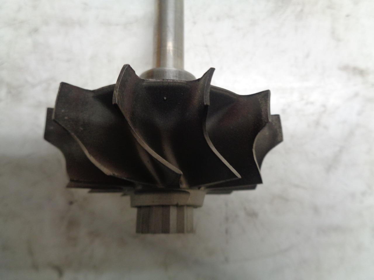 USED TURBO CHARGER SHAFT WHEEL 12 BLADES R12TA