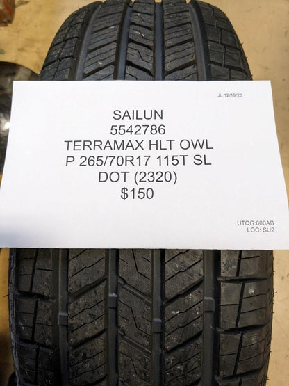 2 SAILUN TERRAMAX HLT OWL P 265 70 17 115T SL HIGHWAY TERRAIN TIRES 5542786 CQ2