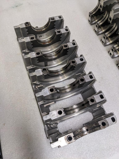 PORSCHE 9961011583R 9961011573R CRANKSHAFT CASE FOR 03 BOXSTER 986 2.7L USED 12