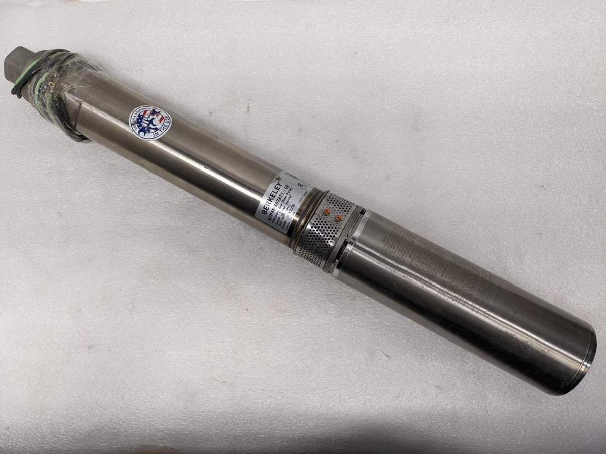 Berkeley B7P4MS07221-02 4" Submersible Pump MS Trimline Series7 GPM 3/4hp new J1