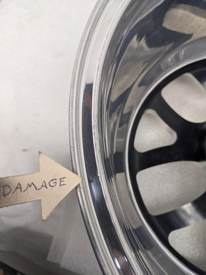 1 WELD RACING 76HB7100W67A WHEEL RT-S S76 FORGED ALUMINUM BLACK 17X10 USED B2