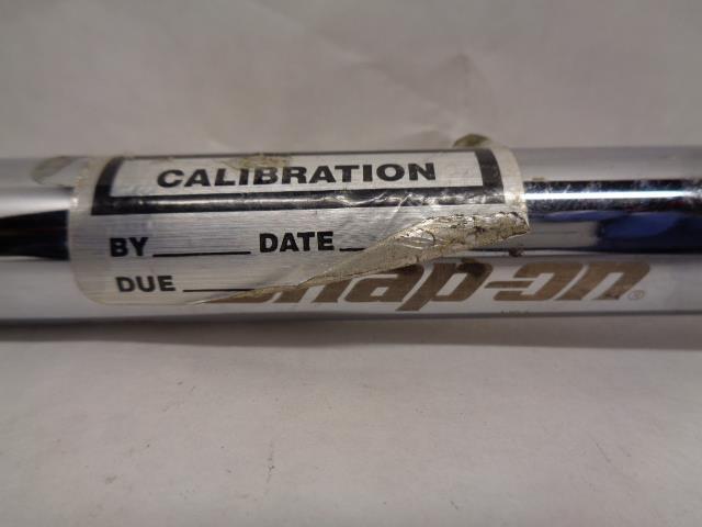 NEW SNAP-ON 5-75 ft.lb 3/8" DRIVE TORQUE WRENCH QD275 R22