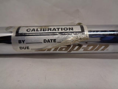 NEW SNAP-ON 5-75 ft.lb 3/8" DRIVE TORQUE WRENCH QD275 R22