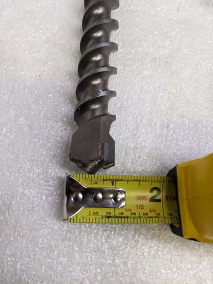 RAWL 08834 DRILL BIT 1" X 21" SDS MAX 16" DRILL DEPTH DAMAGED CUTTER USED R22T2