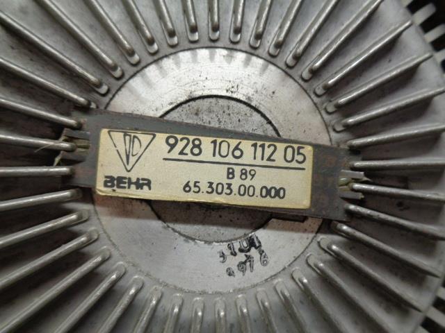 USED GENUINE PORSCHE VISCOUS CLUTCH FAN CARRIER PULLEY W/ MERCEDES-BENZ FAN R20