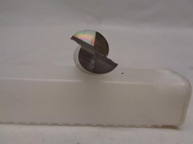 NEW BASSETT 9/16X9X16 1 1/4  3-1/2 FLUTE SINGLE END END MILLS B52047MSE-2 R22T2