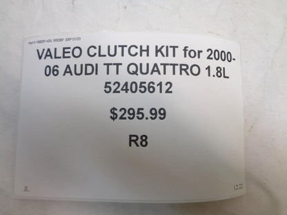 VALEO CLUTCH KIT for 2000-2006 AUDI TT 1.8L & 02-05 VW JETTA 52405612 R8