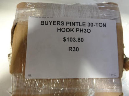 BUYERS PINTLE 30-TON HOOK PH30 R30