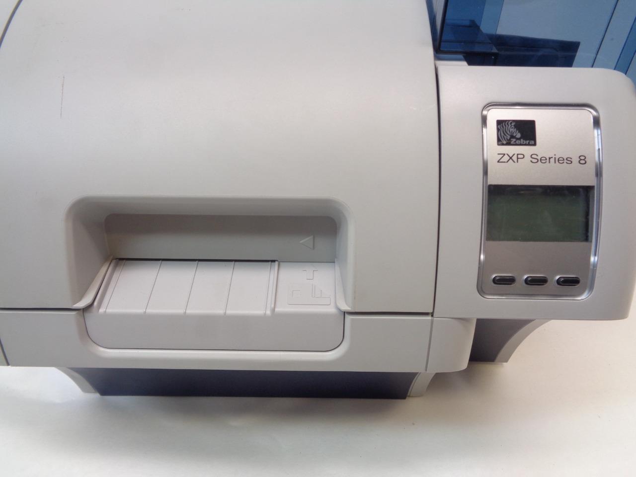 ZEBRA ZXP SERIES 8 DOUBLE-SIDED CARD PRINTER Z82-000C0000US00 (PRINTER ONLY) R33