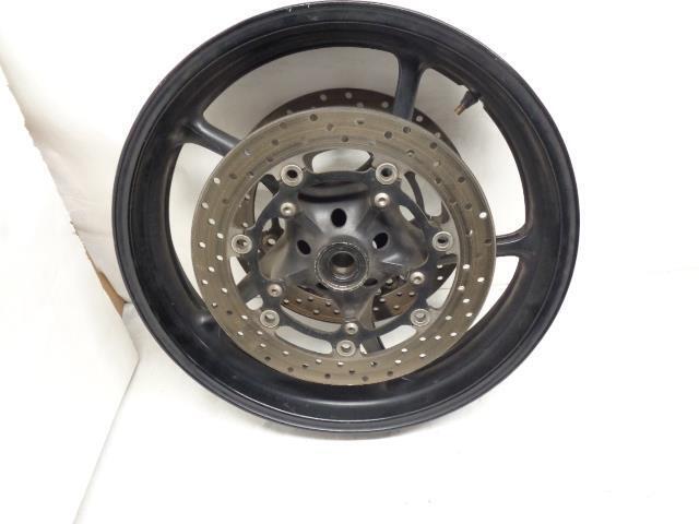 USED 5SL YAMAHA Y-Z MOTORCYCLE WHEEL SET BLACK w/ ROTORS 17X3.5 17X5.5 WR