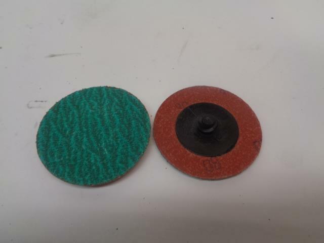 MERIT ABRASIVES 2 IN. 80 GRIT 100 PACK GRINDING DISCS ZIRC-PLUS R203 R7TG
