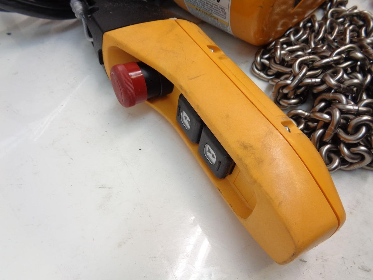 HARRINGTON 1/2 TON ELECTRIC CHAIN HOIST EQ1A-71SY1037 NEW H1