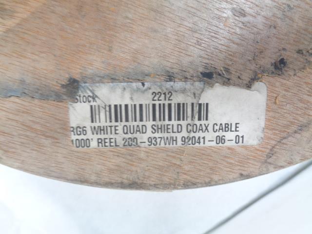 RG6 QUAD SHIELD 3.0 GHZ CMR 18 AWG 3180662 CABLE 1000FT NEW R12