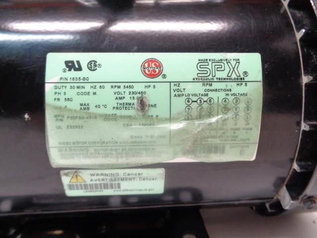 SPX HYDRAULIC PUMP ASSEMBLY P/N 1635-BC PH 3 VOLT 230/460 AMP 13 HP 5 R12