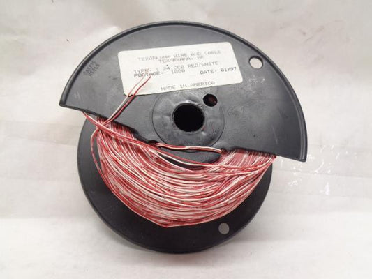 TEXARKANA 24 CCB CROSS CONNECT WIRE RED/WHITE 1000FT SPOOL R27
