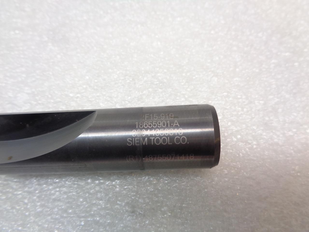 SIEM TOOL CO CARBIDE END MILL 2 FLUTE 1/2" HEAD DIA. 1-3/4" CUTTING EDGE R22T6BM