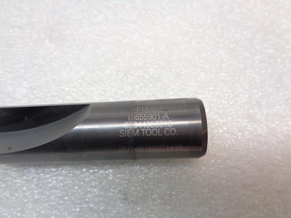 SIEM TOOL CO CARBIDE END MILL 2 FLUTE 1/2" HEAD DIA. 1-3/4" CUTTING EDGE R22T6BM