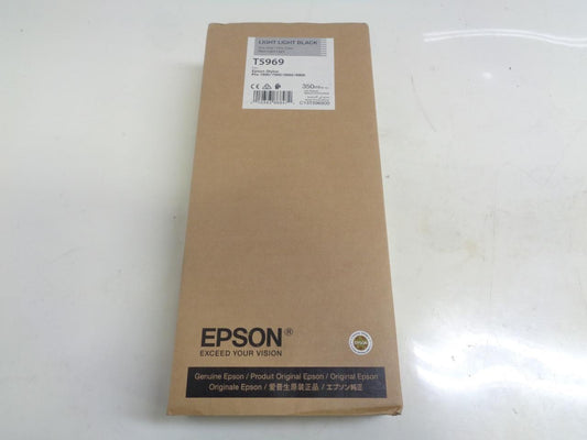 NEW EPSON LIGHT LIGHT BLACK ULTRACHROME HDR INK CARTRIDGE 350ML T596900 SR