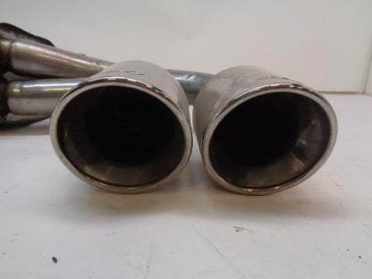 BORLA REAR LEFT/DRIVER SIDE MUFFLER DUAL EXHAUST TIPS 2.75" INLET 3.5" OUTLET