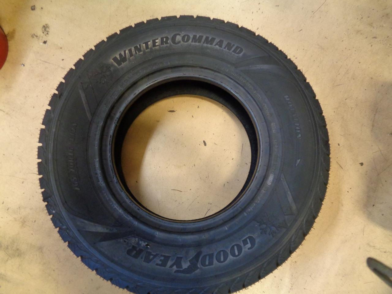 2 GOODYEAR WINTER COMMAND P 265 70 16 112S SL TIRE 132204788 BQ4