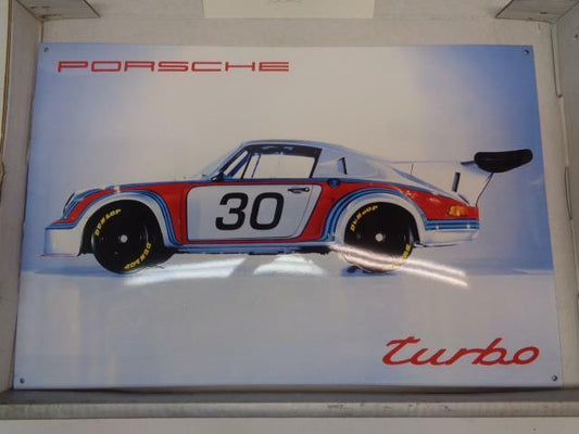 Porsche Design Driver's Selection 911 Turbo RSR 2.1 Enamel Sign 822/2000 NEW SR