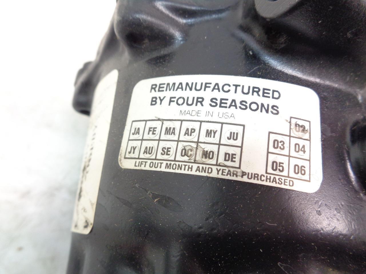 REMANUFACTURED 4 SEASONS 57558 AC COMPRESSOR 1994-2002 DODGE DAKOTA 5.2L R1