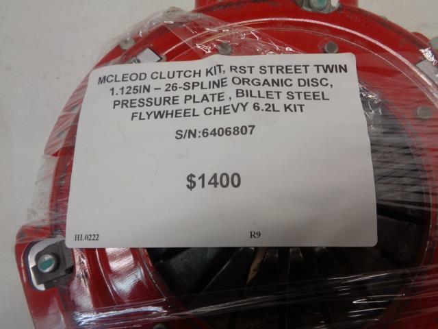 McLeod RST Street Twin Clutch Kit 1.125" - 26 Spline Steel Flywheel 6406807 R9
