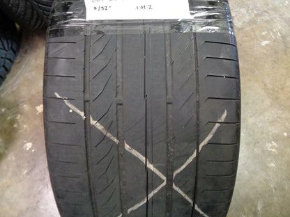 1 USED CONTINENTAL CONTISPORTCONTACT 5P (N0) 295 35 21 103Y 3/32" TIRE 354228000