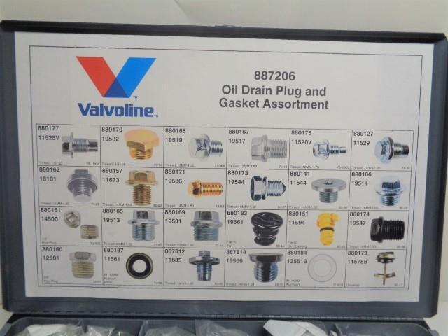VALVOLINE 887206 OIL DRAIN PLUG AND GASKET ASSORTMENT R20