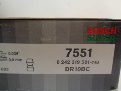 BRAND NEW BOSCH DODGE SUPER SPARK PLUG 10 PACK 7551 R13T3