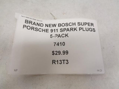BRAND NEW BOSCH SUPER PORSCHE 911 SPARK PLUGS 5-PACK 7410 R13T3