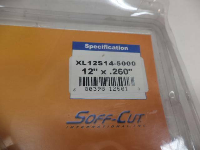 NEW SOFF-CUT EXCEL 12" x .260 YELLOW DRY DIAMOND BLADE XL12S14-5000 SP1T2