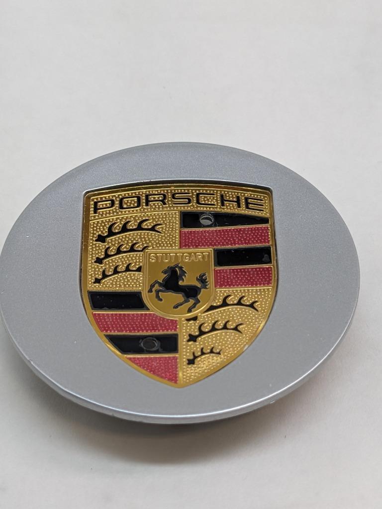 PORSCHE GRAY COLORED CENTER CAP (4) 7L5601149 NEW R21T2