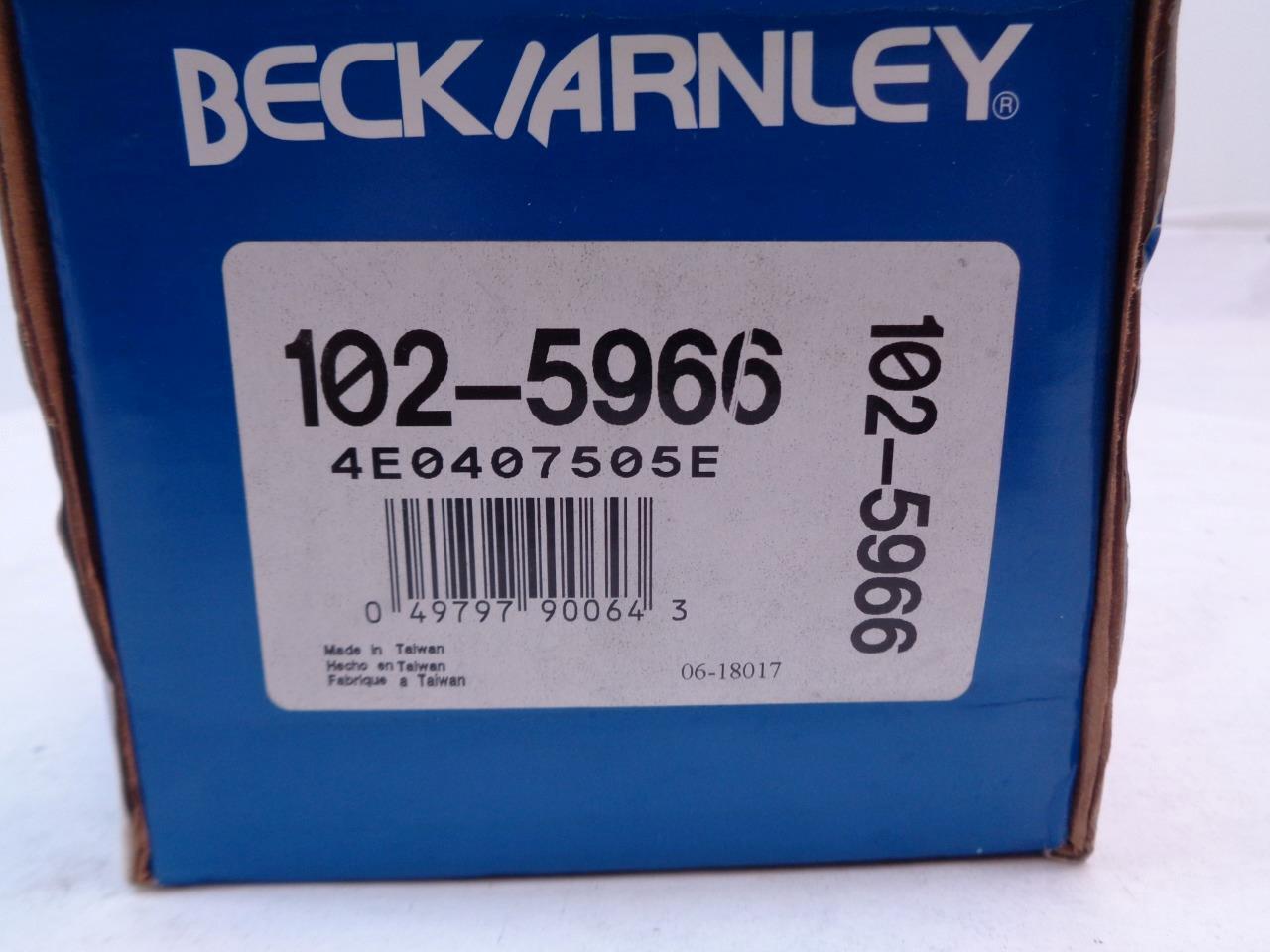 BECK ARNLEY FRONT DIVER UPPER CONTROL ARM FOR 2006-11 AUDI A6 102-5966 L1
