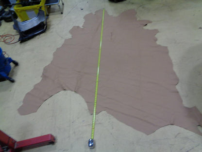 LEATHER HIDE 36.94 SQUARE FEET 3.43 SQUARE METERS TAN NEW N.1 SR