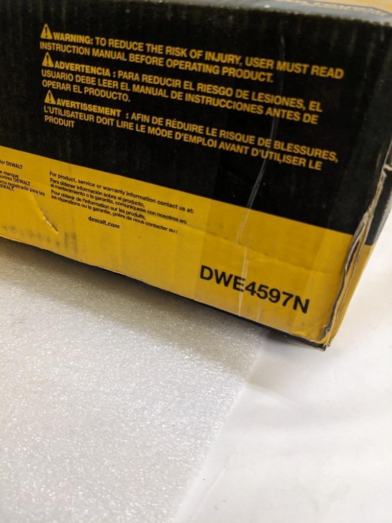 DEWALT DWE4597N PROTECT LARGE ANGLE GRINDER 7" DIA WHEEL 120 VAC NO-LOCK NEW R35