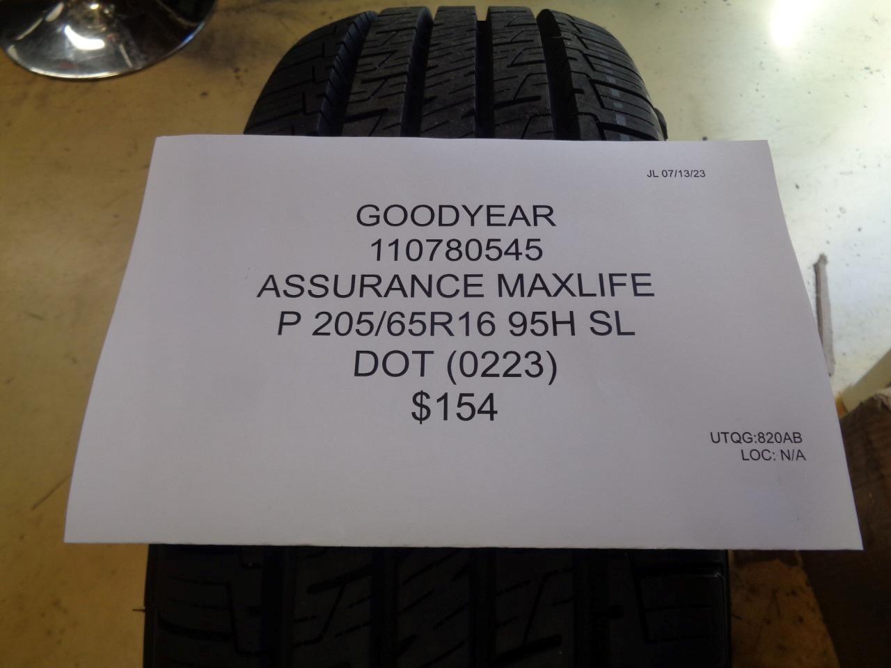 2 GOODYEAR WINTER COMMAND ULTRA P 205 65 16 99H XL TIRES 781020579 CQ1