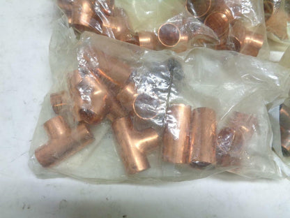4 PACK OF TEN PIECE COPPER 1/2" FITTINGS R10TC