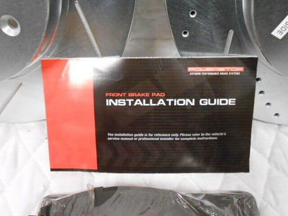 POWERSTOP 16-1363 CERAMIC BRAKE PADS & AR8654XL FRONT ROTORS FOR CHEVY R5