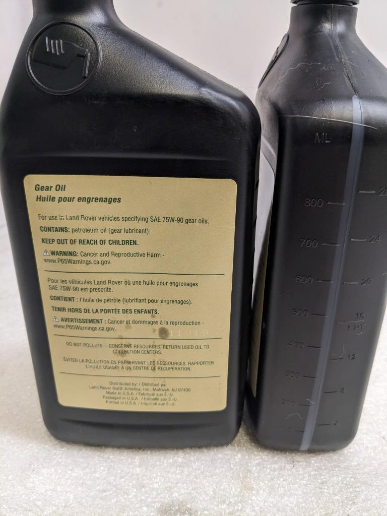 LAND ROVER LRN7591 REAR DIFF AXLE GEAR OIL GL-5 (2-PACK, 1 QUART EACH) NEW R13