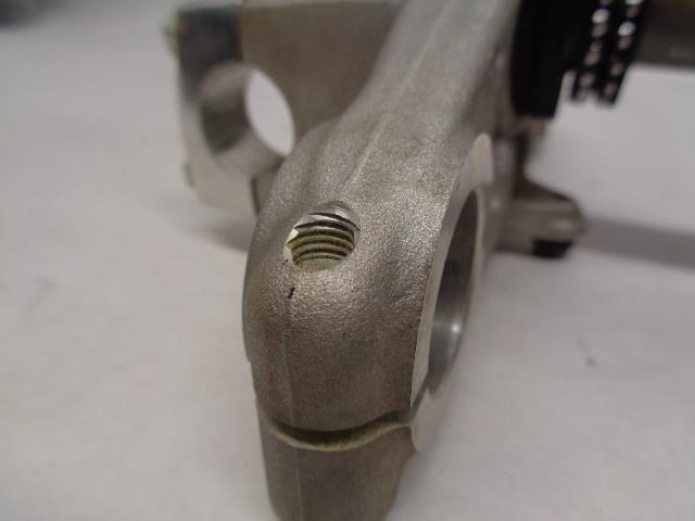 NEW OEM HONDA TRIPLE TREE FORK CLAMP AND STEERING STEM K8JA 166 1 R16