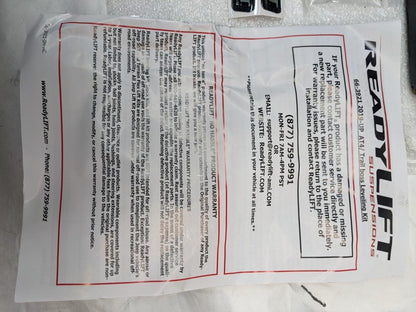 READYLIFT SUSPENSIONS 66-3921 1.75" LEVELING KIT FOR 2019-2023 GMC AT4 NEW R15