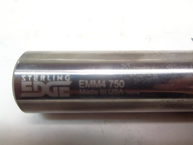 STERLING EDGE EMM4 750 SOLID CARBIDE END MILL R29