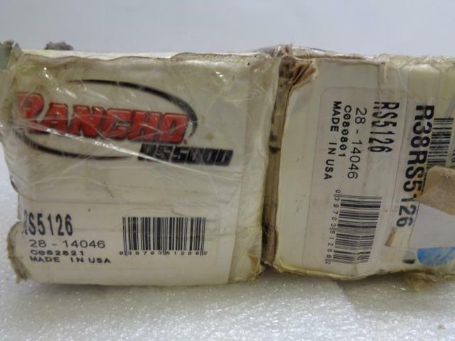 NEW PAIR OF RANCHO RS5000 REAR SHOCKS FOR '83-'11 FORD RS5126 R2