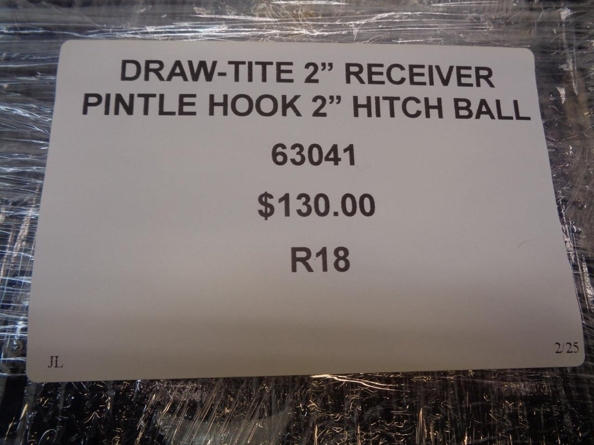New Draw-Tite 2" Receiver Pintle Hook 2" Hitch Ball 63041 R18