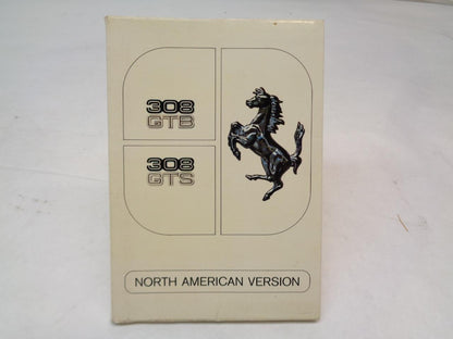 USED GENUINE Ferrari 1978 308 GTB/GTS Owners Manual Set R31 T1