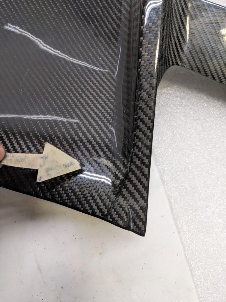 UNBRANDED 60X11X11 CARBON FIBER REAR DIFFUSER NEW SR