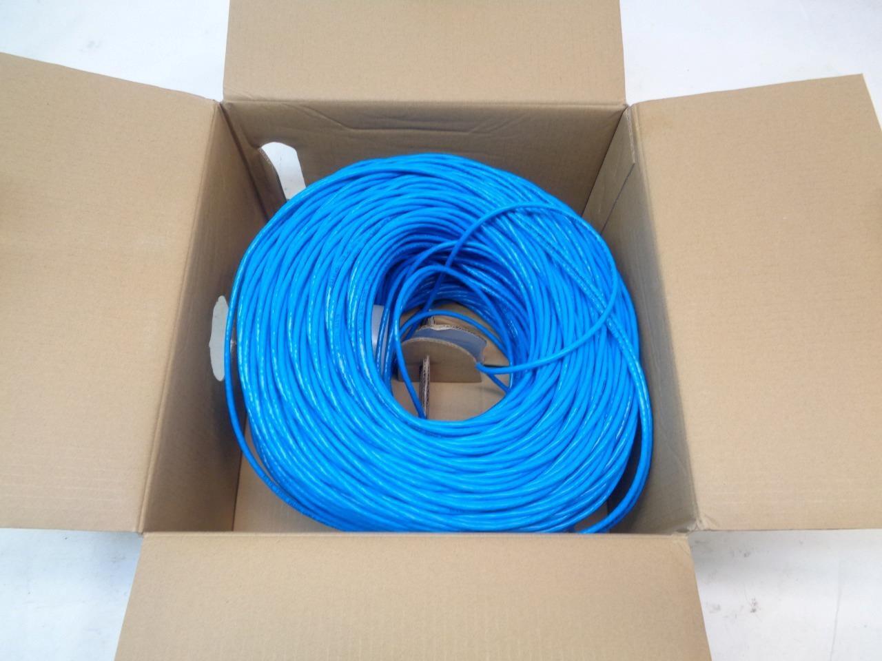 ELITE CAT6 STRANDED CM 24AWG UTP 550MHz 1000' BULK NETWORKING CABLE TPM2404N70BU