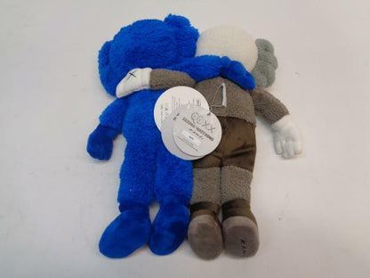 1 NEW KAWS SEEING/WATCHING PLUSH GREY/BLUE #6895 MISSING BOX SR